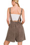 Zenana Woven Double Gauze Acid Washed Romper