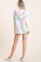 BiBi Tie Dye Terry Long Sleeve Hoodie