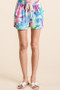 BiBi Tie Dye French Terry Casual Shorts