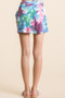 BiBi Tie Dye French Terry Casual Shorts