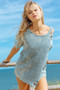 BiBi Laser Cut Mineral Washed Loose Fit Thermal Top