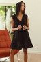 BiBi Ruffled French Terry Hooded Dress