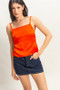 HYFVE Satin Back Tie Detail Cami