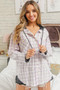 BiBi Casual Check Shirts With Hood