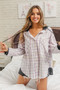 BiBi Casual Check Shirts With Hood