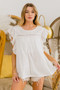 BiBi Ruffled Woven Top