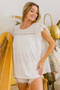BiBi Ruffled Woven Top