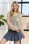 ADORA Full Size Lightweight Loose Knit Sweater Plus Size