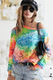 BiBi Tie Dye Soft Knit Jersey T-Shirt