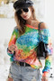 BiBi Tie Dye Soft Knit Jersey T-Shirt