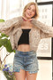ADORA Button Down Crop Sweater Cardigan