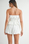 MABLE Floral Eyelet Lace Tube Top and Short Set