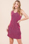 BOMBOM Rib Knit Tank Dress