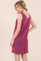 BOMBOM Rib Knit Tank Dress