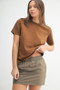 MONO B Round Neck Short Sleeve T-Shirt