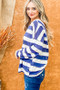 And The Why Stripe Twist Back Loose Top