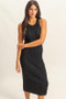 HYFVE Round Neck Bodycon Ribbed Knit Dress