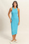 HYFVE Round Neck Bodycon Ribbed Knit Dress