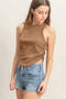 HYFVE Mineral Wash Rib Knit Tank
