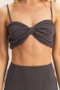 HYFVE Ruched Bra Top and Mini Skirt Set