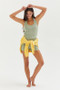 HYFVE Halter Neck Buttoned Washed Top