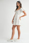 MABLE Floral Print Puff Sleeve Mini Dress