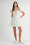 MABLE Floral Print Puff Sleeve Mini Dress