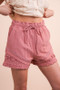 VERY J Lace Contrast Detail Woven Shorts