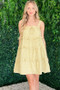 And The Why Ruffle Detailed Floral Babydoll Dress
