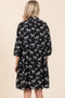 Mittoshop Zebra Print Button Down Shirt Mini Dress