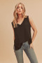 Aemi + Co V-Neck Wide Strap Tank