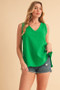 Aemi + Co V-Neck Wide Strap Tank