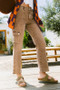 Annie Wear Straight Leg Jeans with Cargo Pockets