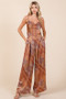 Mittoshop Paisley Patchwork Print Satin Wide Leg Pants