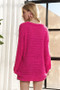 ADORA V-Neck Drop Shoulder Long Sleeve Sweater