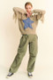 Davi & Dani Drawstring Baggy Pants with Pockets