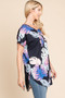 BOMBOM Printed Round Neck Short Sleeve T-Shirt