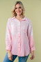 White Birch Full Size Long Sleeve Tie Dye Shirt