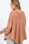 SAGE + FIG Peace Sign Mineral Wash Terry Top