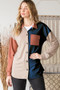 Heimish Full Size Color Block Button Down Shirt