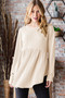 Heimish Full Size Round Neck Long Sleeve Ribbed Babydoll Top