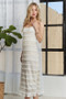 ADORA Lace Scoop Neck Midi Cami Dress
