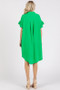 Mittoshop Button Down Flounce Sleeve Dress with Pockets