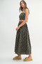 MABLE Floral Crop Top and Skirt Set