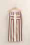 HYFVE Striped Pocket Detail Maxi Skirt