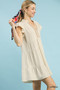 Umgee Linen Tiered Baby Doll Dress