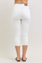Judy Blue High Waist Extended Waistband Capri Pants with Spade Pockets
