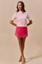 SO ME Rhinestone Ribbon Velvet Skirt