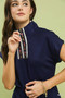 Umgee Dolman Sleeve Zip Detail Dress