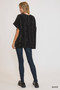 Umgee Open Front Knit Cardigan with Front Pockets